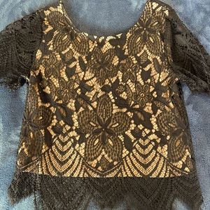Moving out sale! Express crop top (lace)